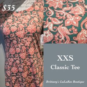 Brand new with tags. Lularoe Classic Tee - XXS